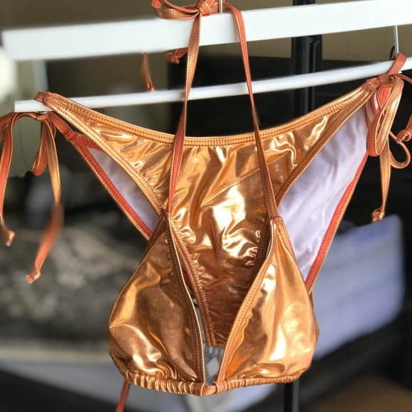 copper bikini set